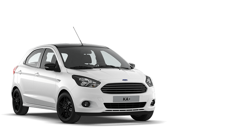 white black Ford Ka+