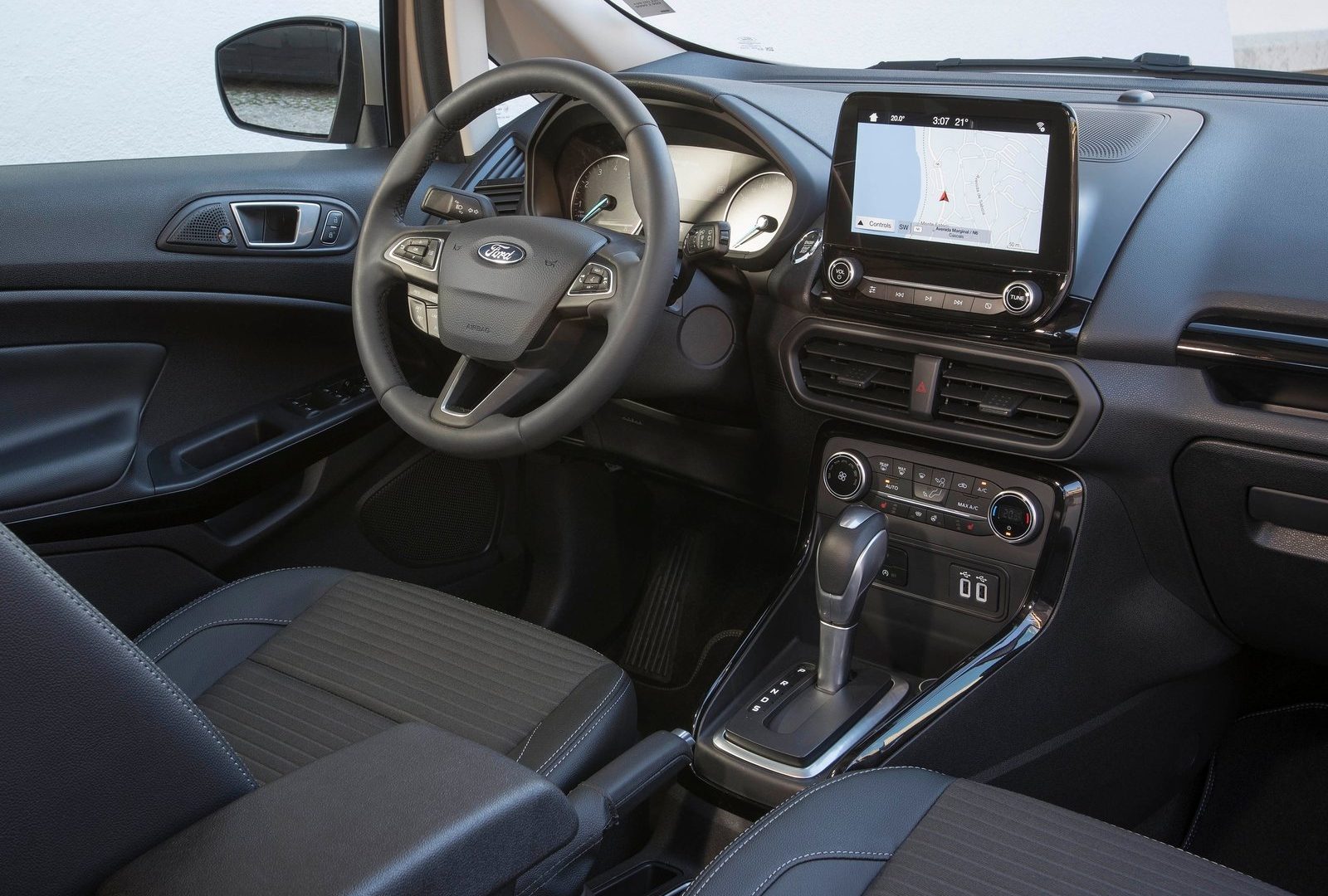 interior del ford ecosport