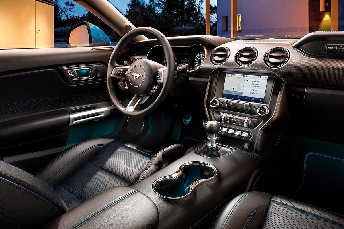 ford mustang interior cuero