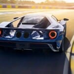 parte trasera del ford gt