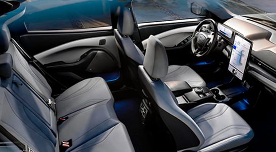 mustang mach interior