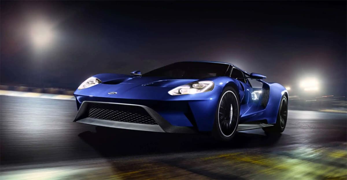 ford gt azul