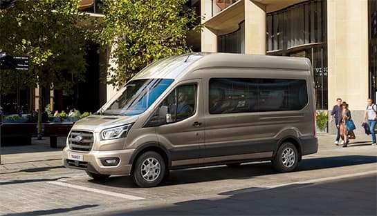 ford transit minibus exterior