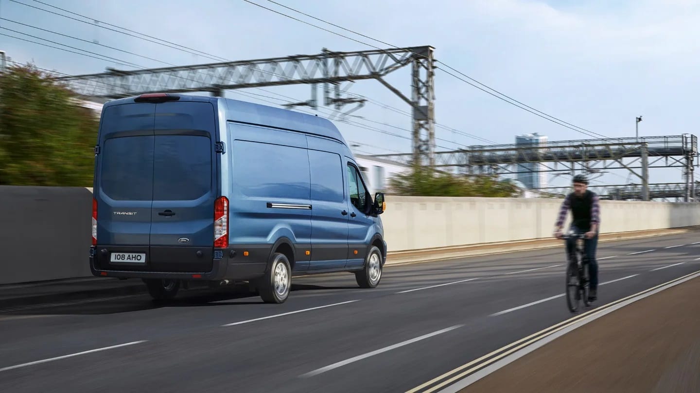 ford transit visión trasera