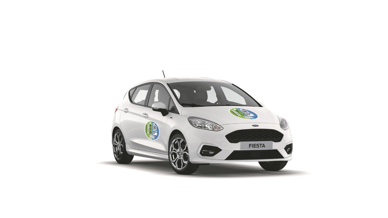 Ford fiesta GLP blanco ECO