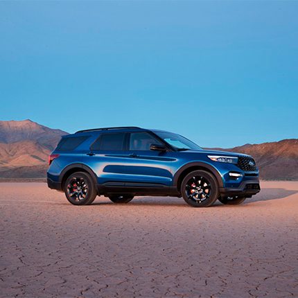 Ford Explorer azul