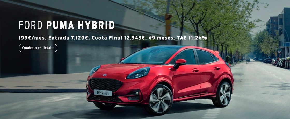 ford puma hybrid rojo